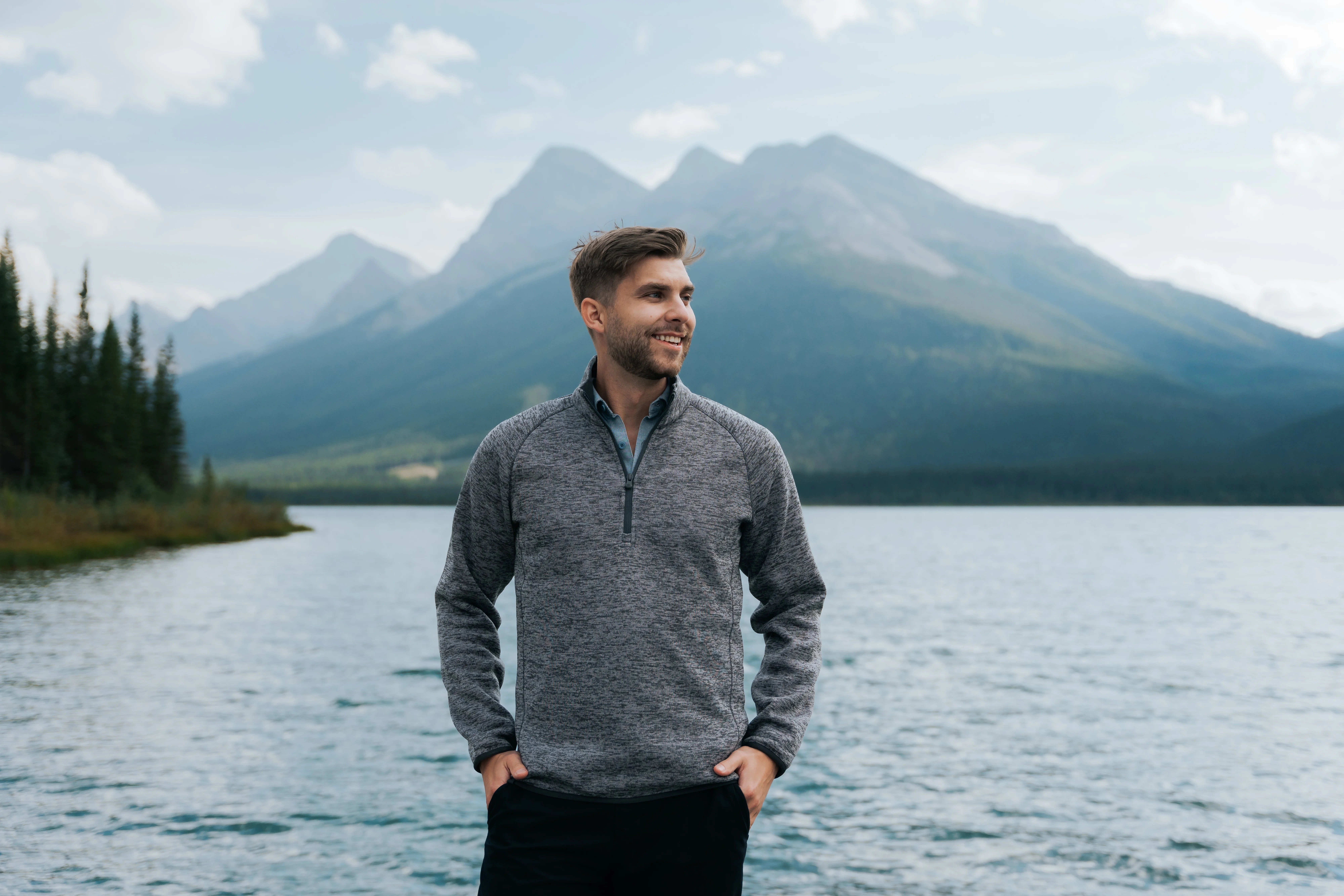 Yosemite ½-zip pullover
