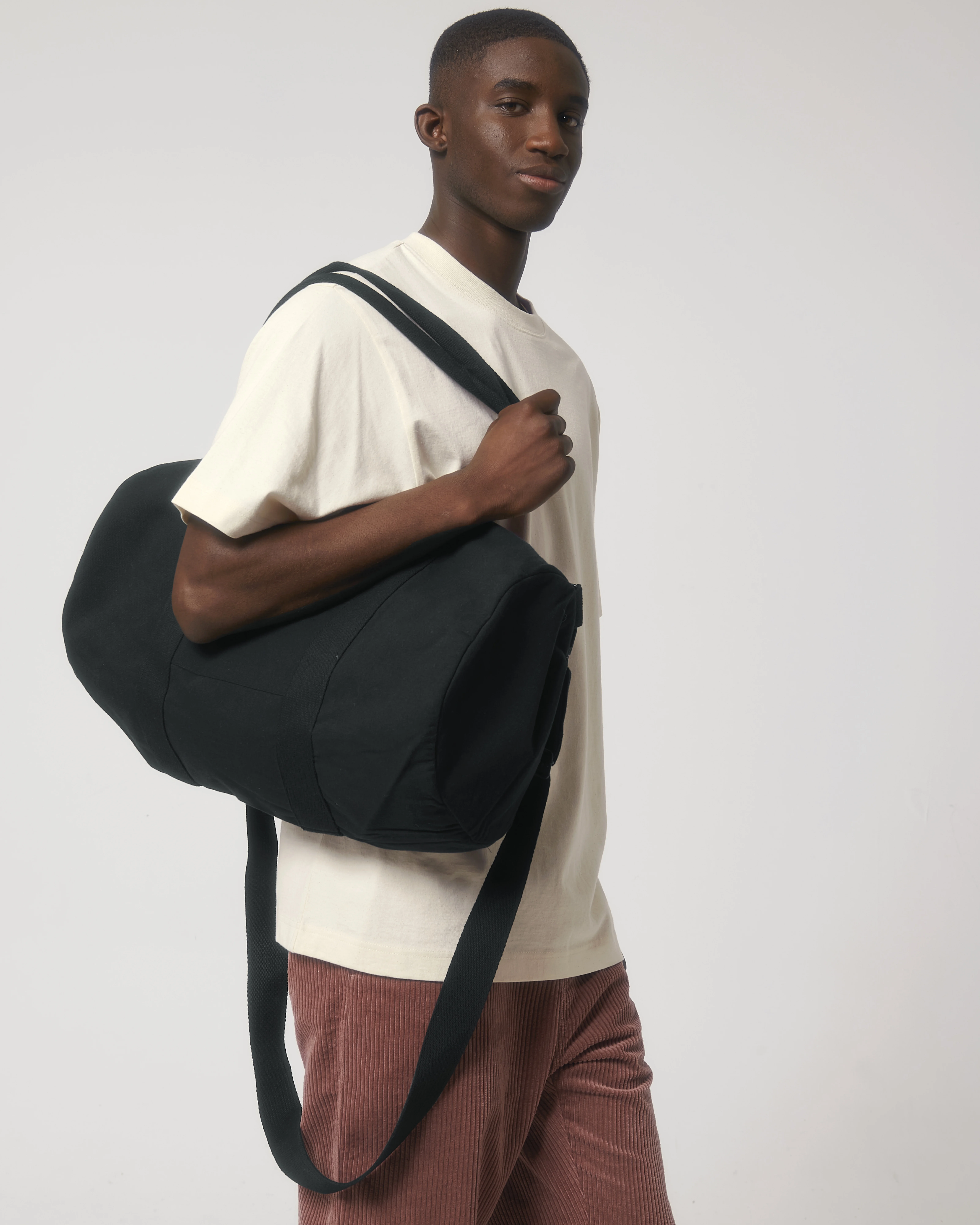Duffle bag with canvas fabric (STAU892)