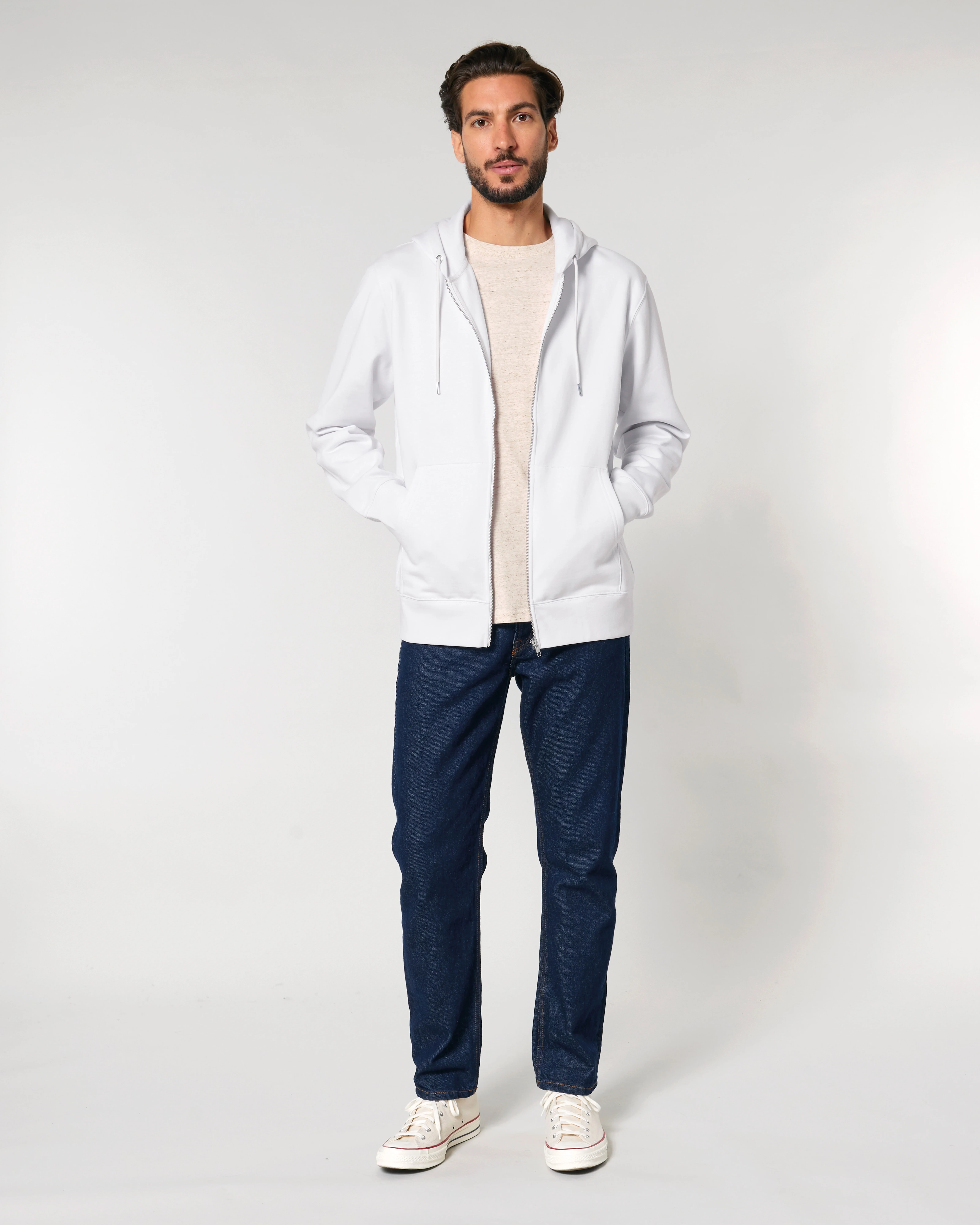 Unisex Cultivator 2.0 iconic zip-thru hoodie sweatshirt (STSU179)