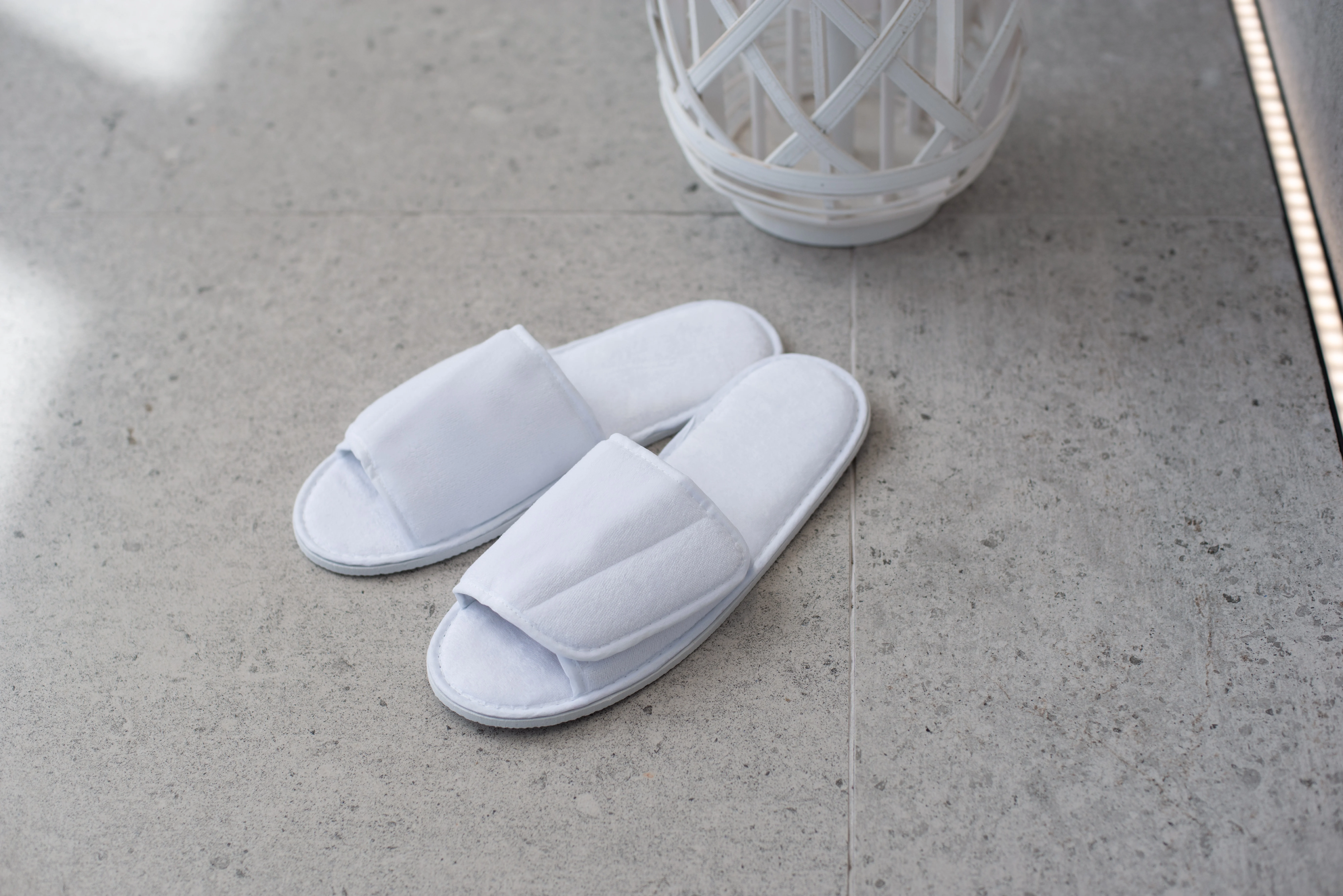 Towel City Open Toe Slippers