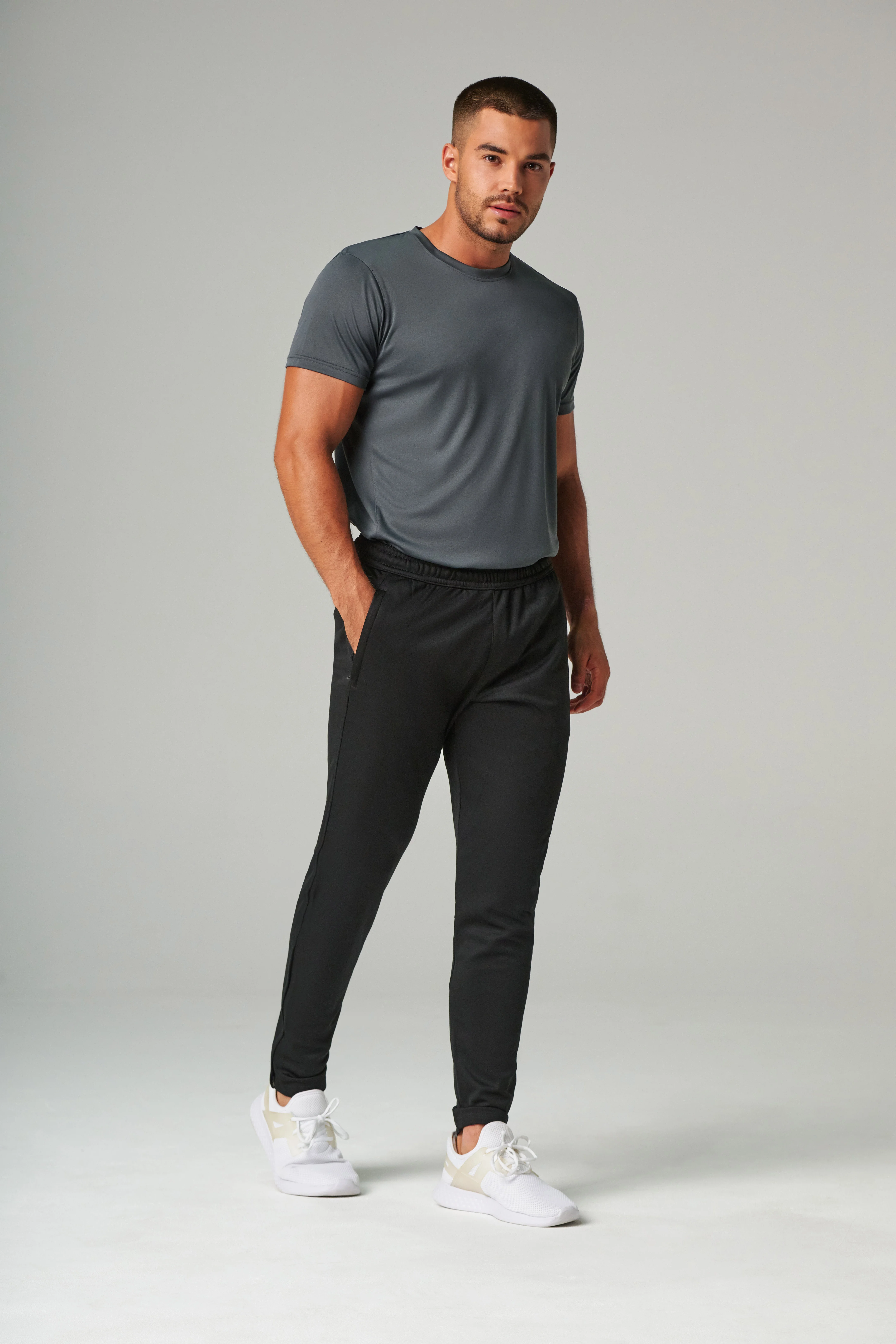 Slim leg training pants