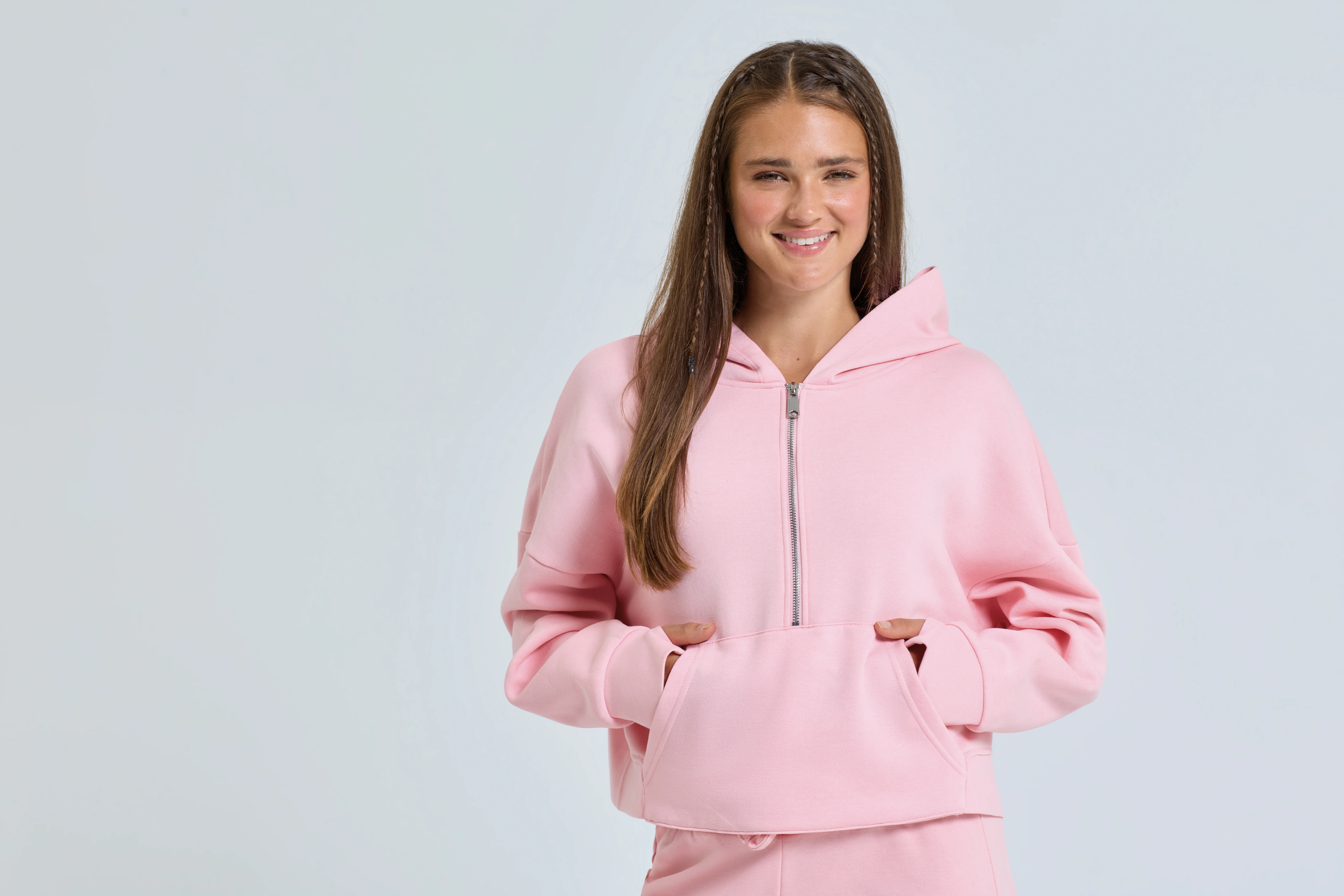 Women's TriDri® half zip hoodie