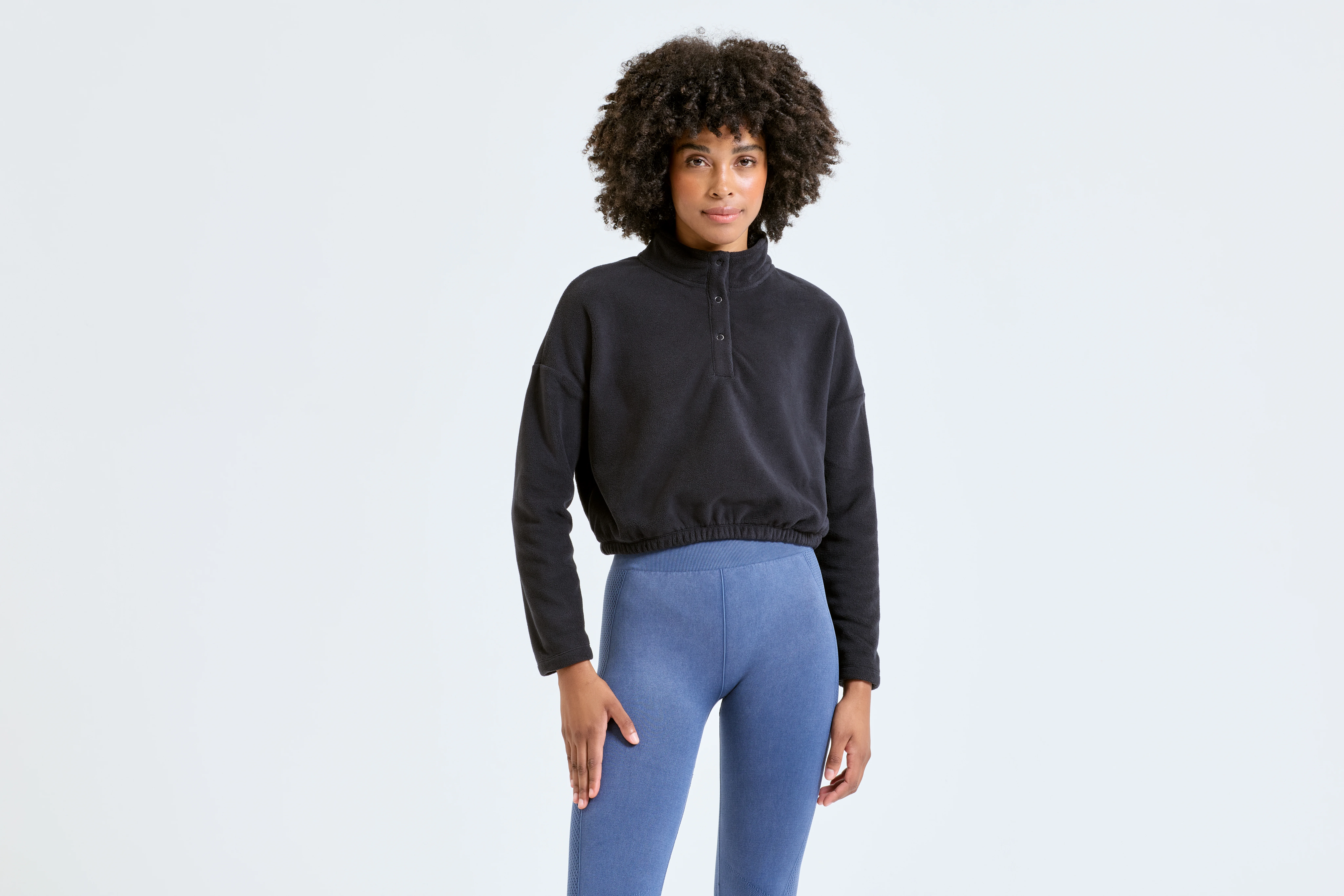 Women's TriDri® cropped fleece