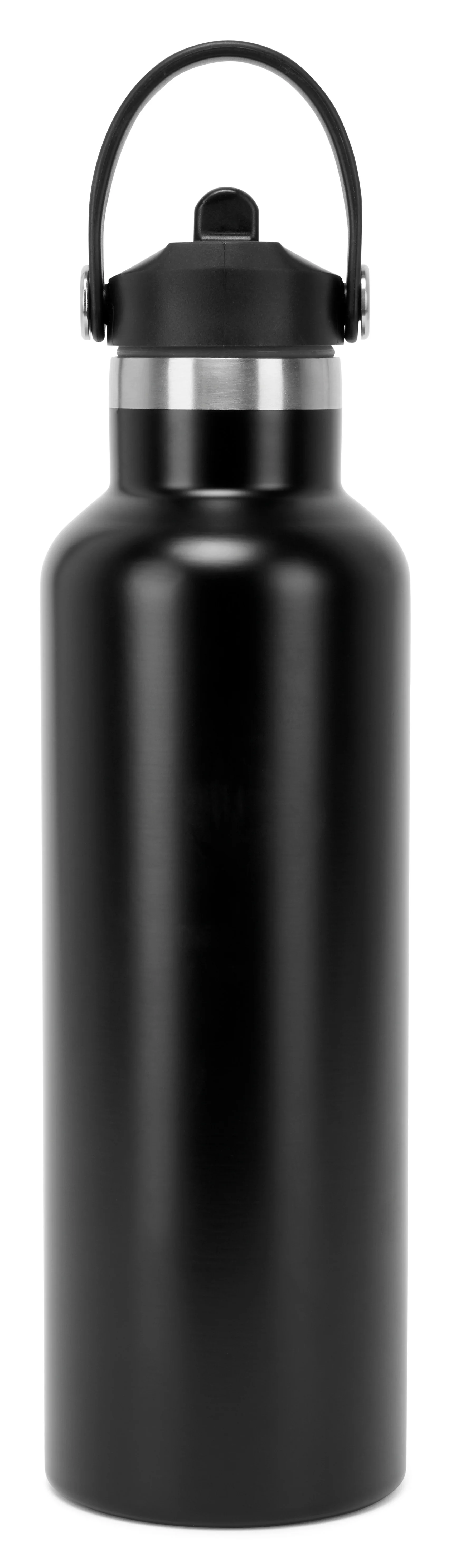 Tridri® vacuum sports water bottle with flip up straw