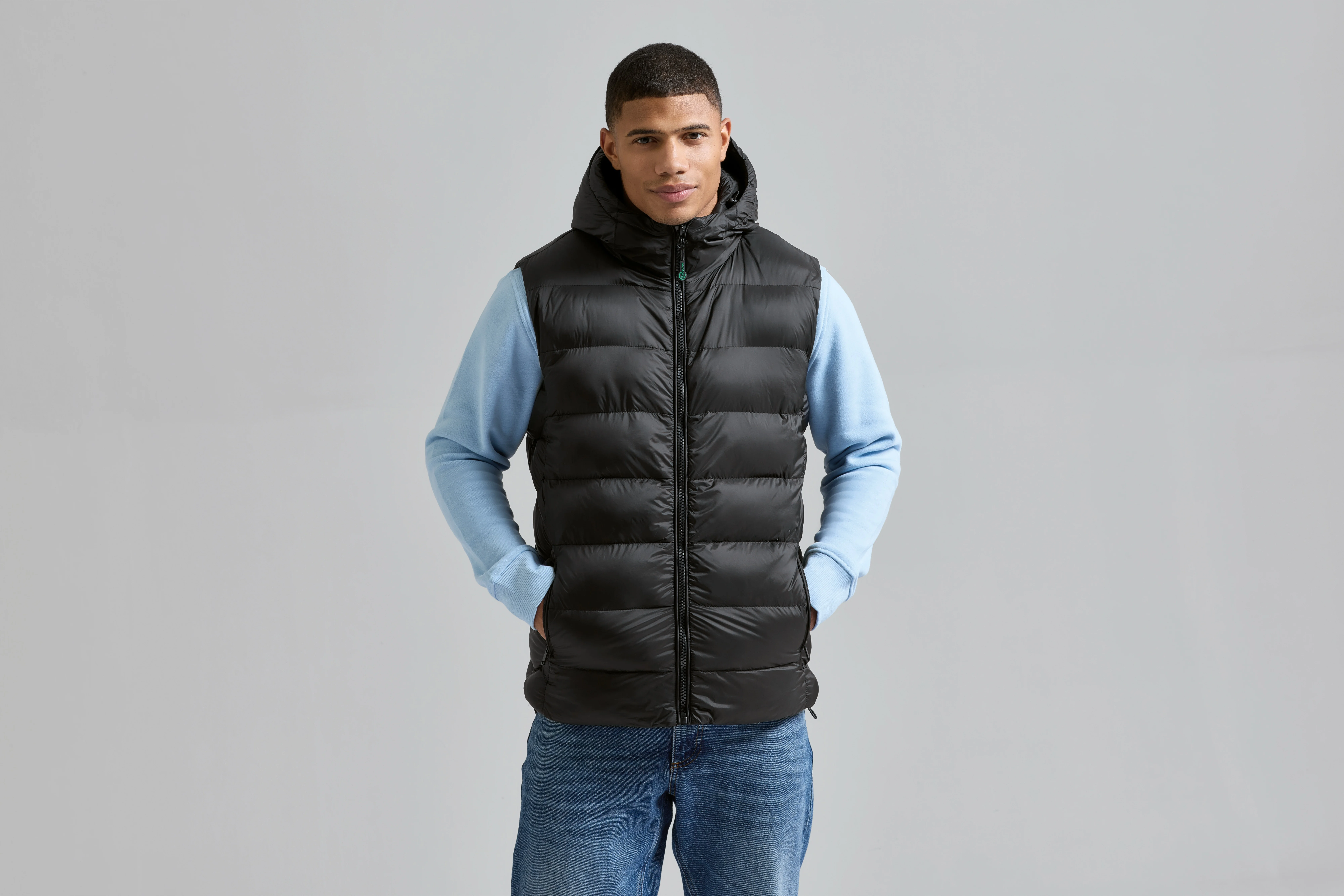 Solitude recycled hooded bodywarmer