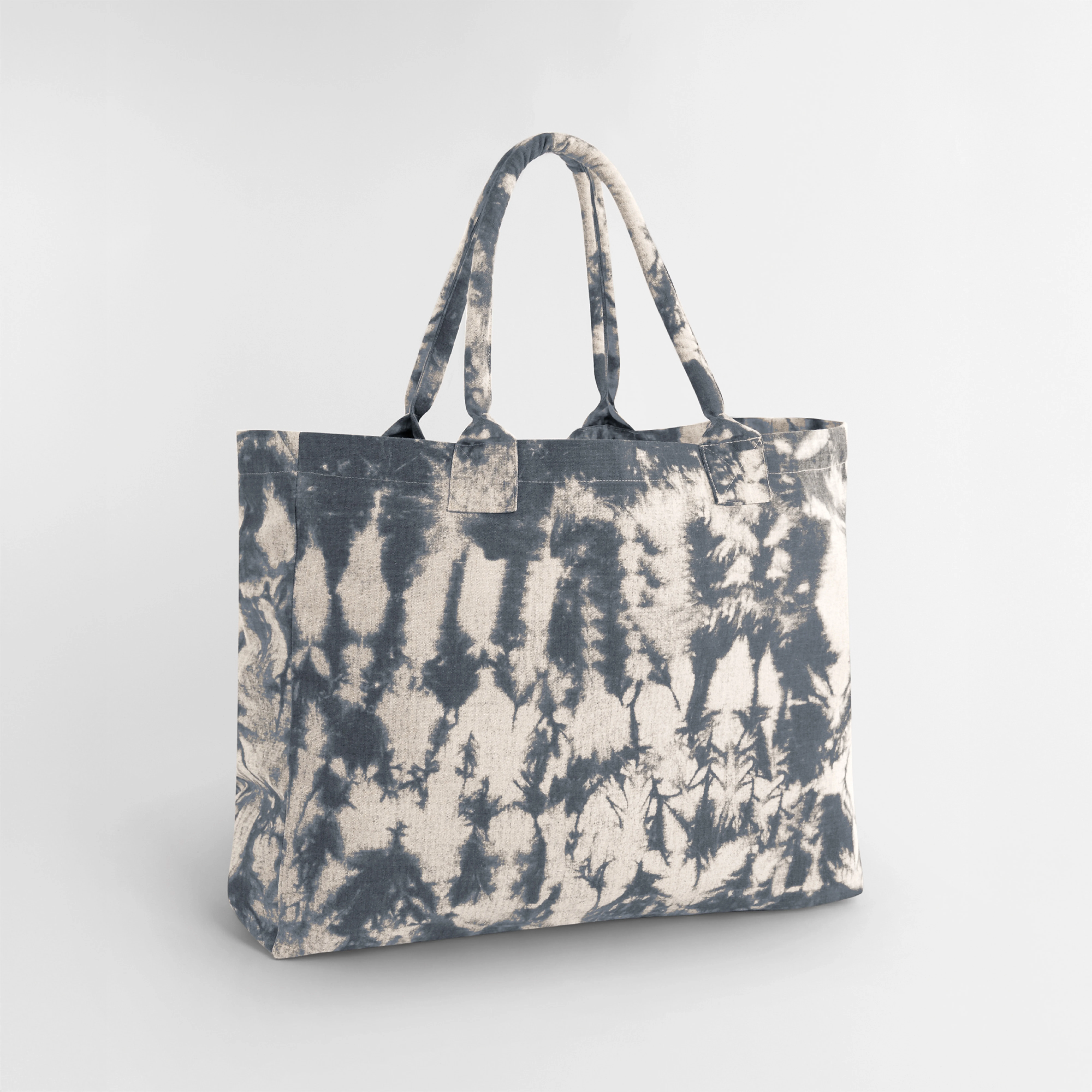 Tie-dye canvas tote bag