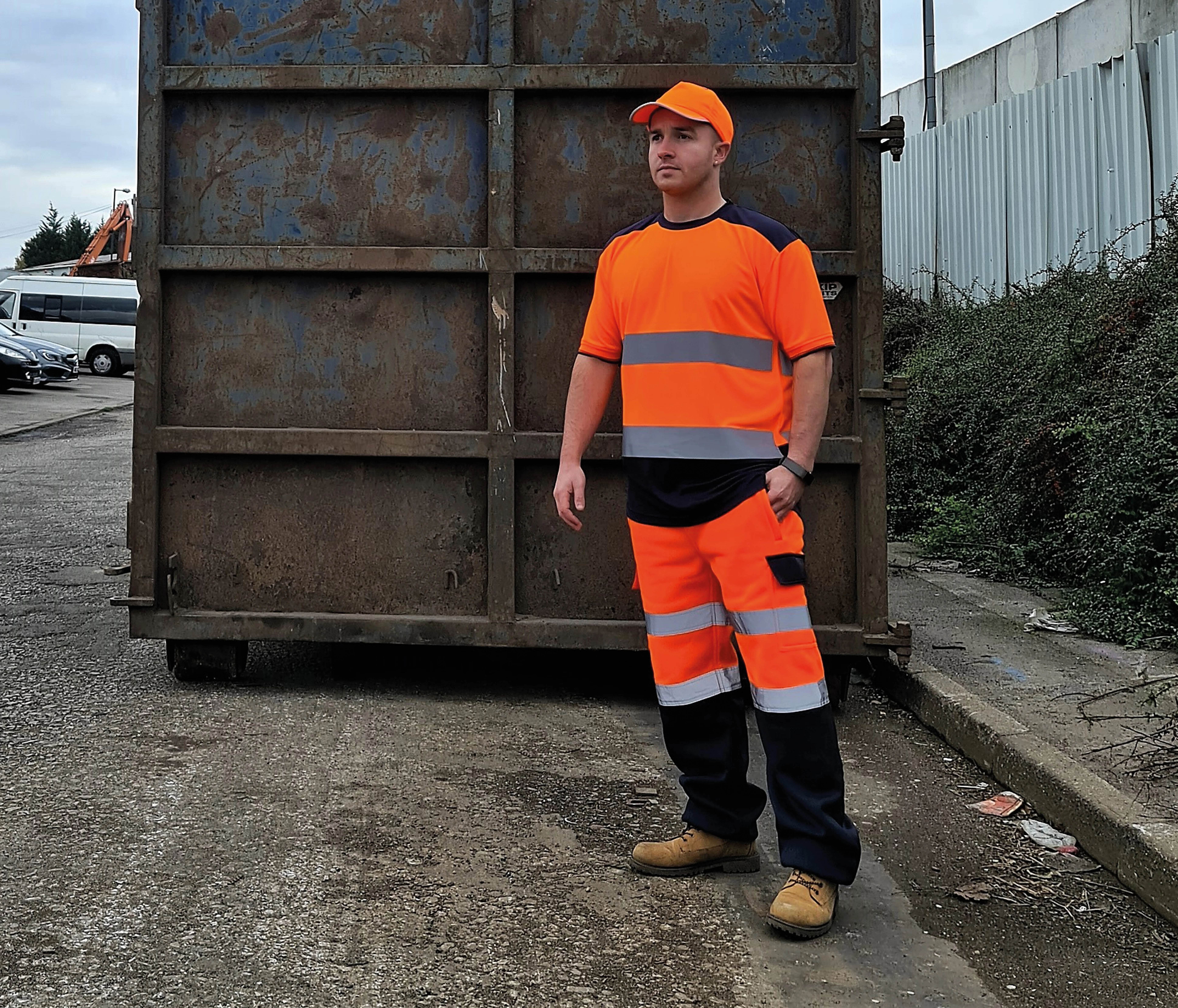 Hi-vis two-tone t-shirt (HVJ400)