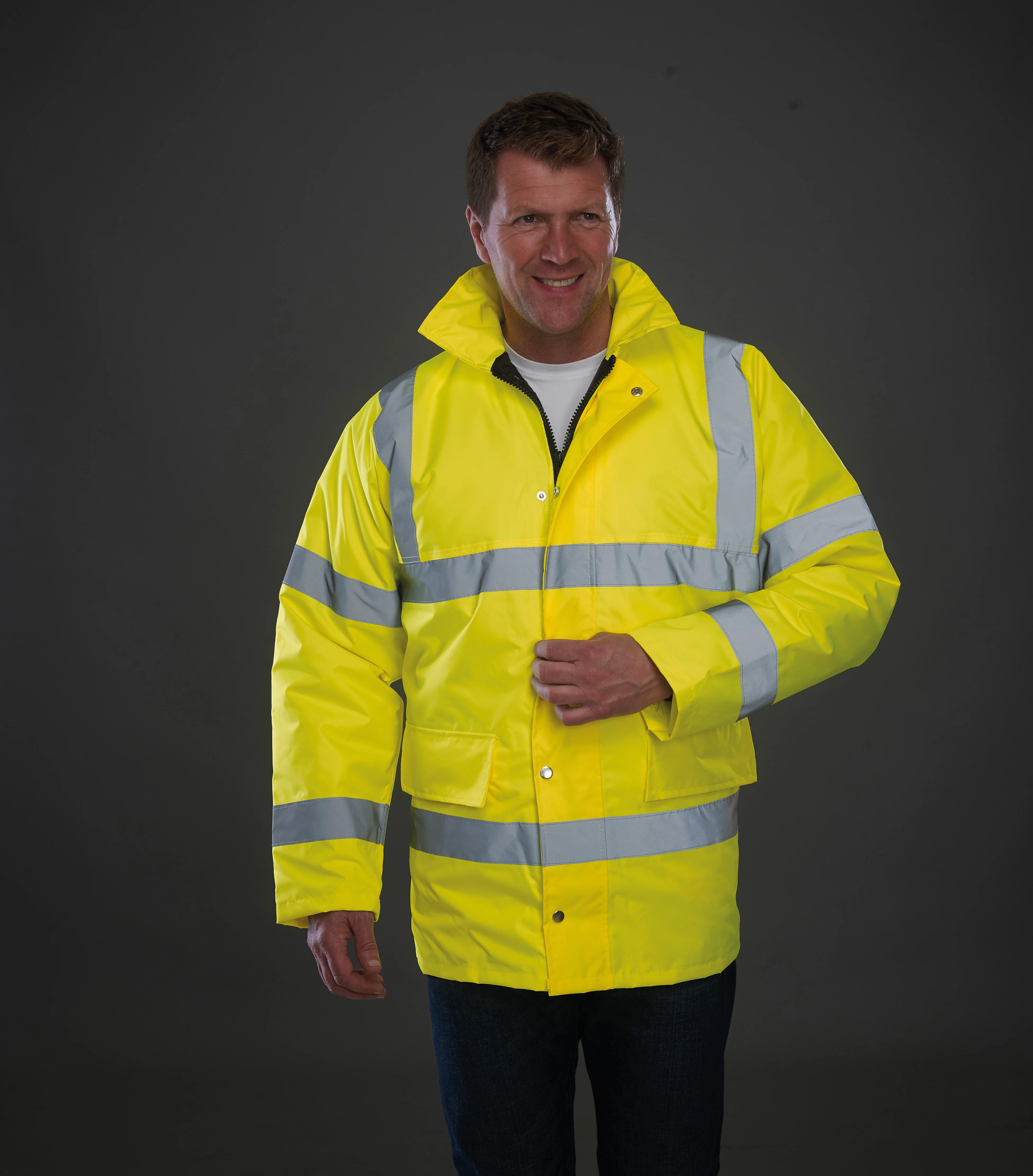 Hi-vis classic motorway jacket (HVP300)