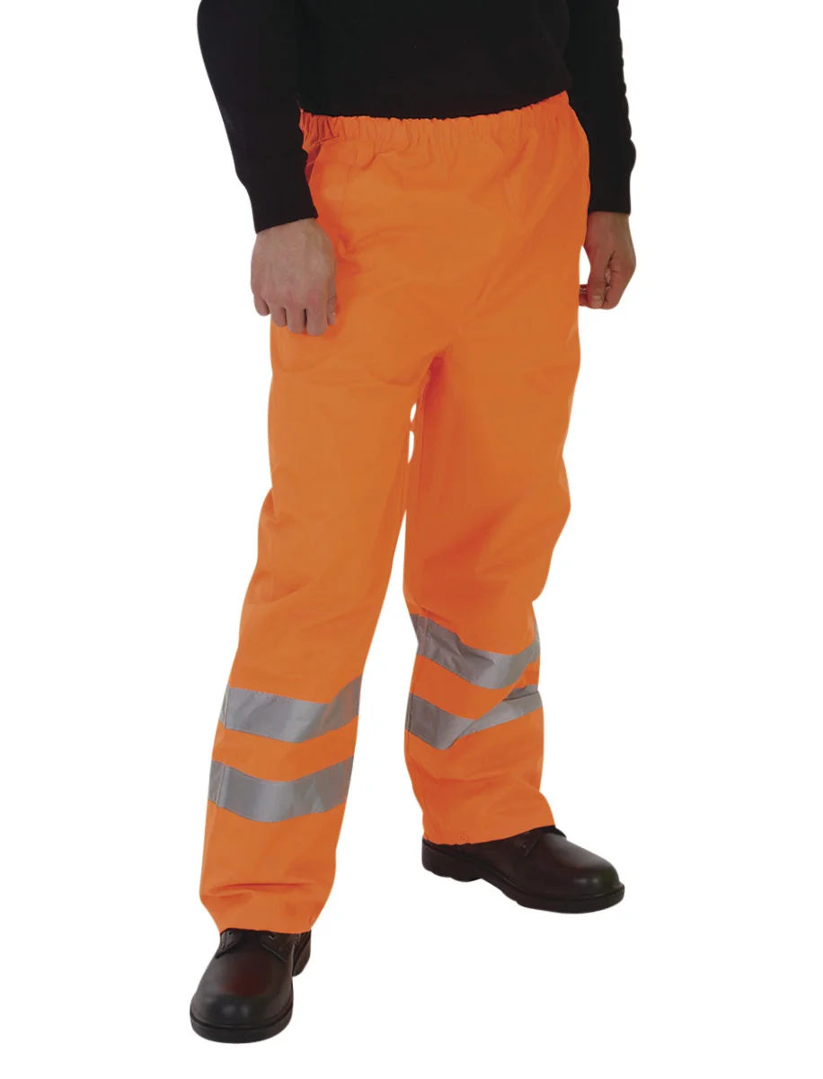 Hi-vis waterproof overtrousers (HVS462)