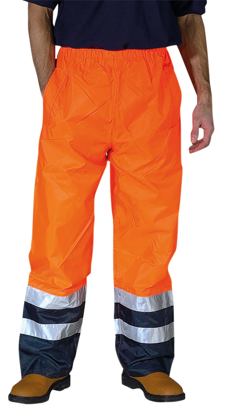 Hi-vis waterproof overtrousers (HVS463)