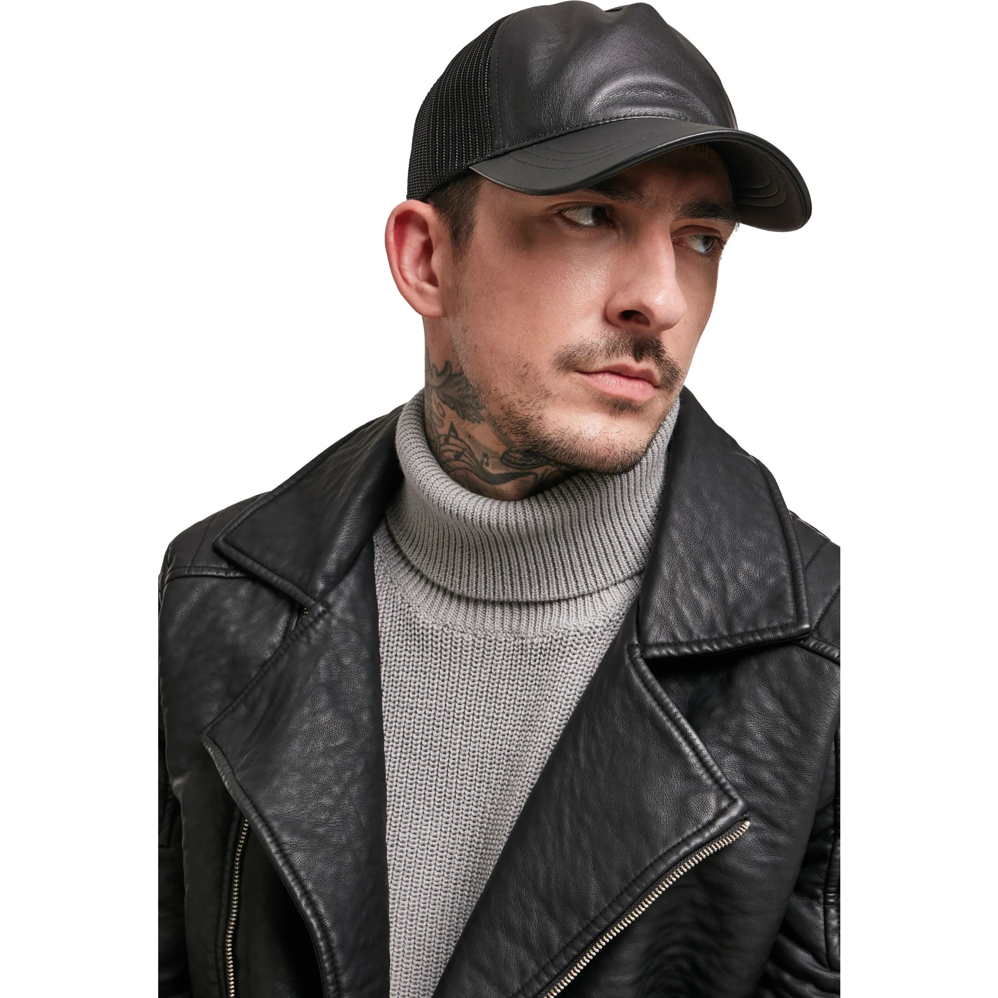 Leather trucker