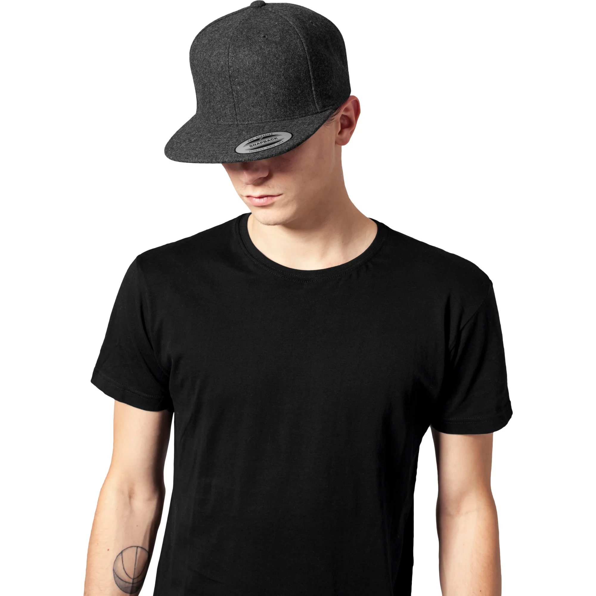 Melton wool snapback (6689M)
