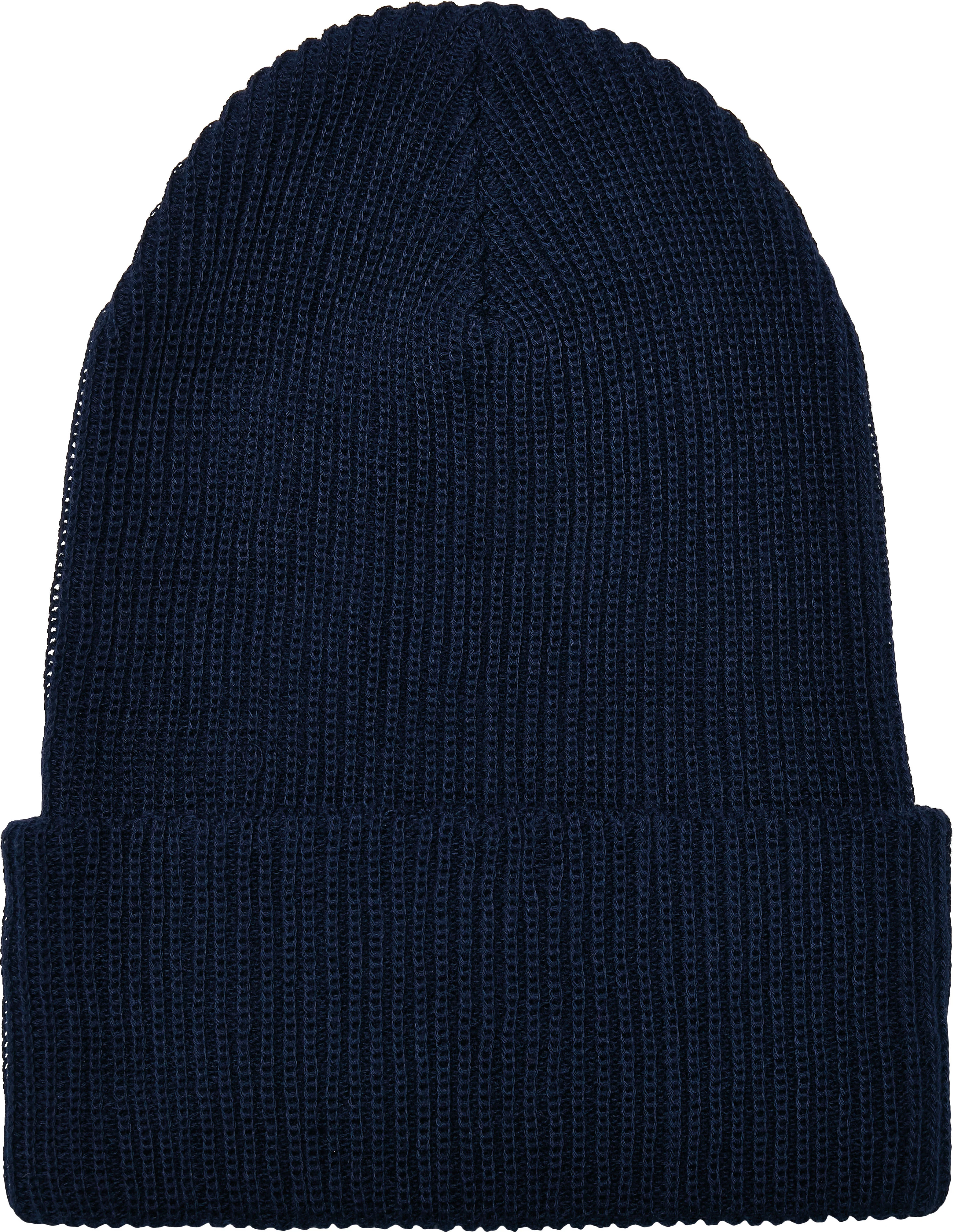 Recycled yarn ribbed knit beanie (1504RY)