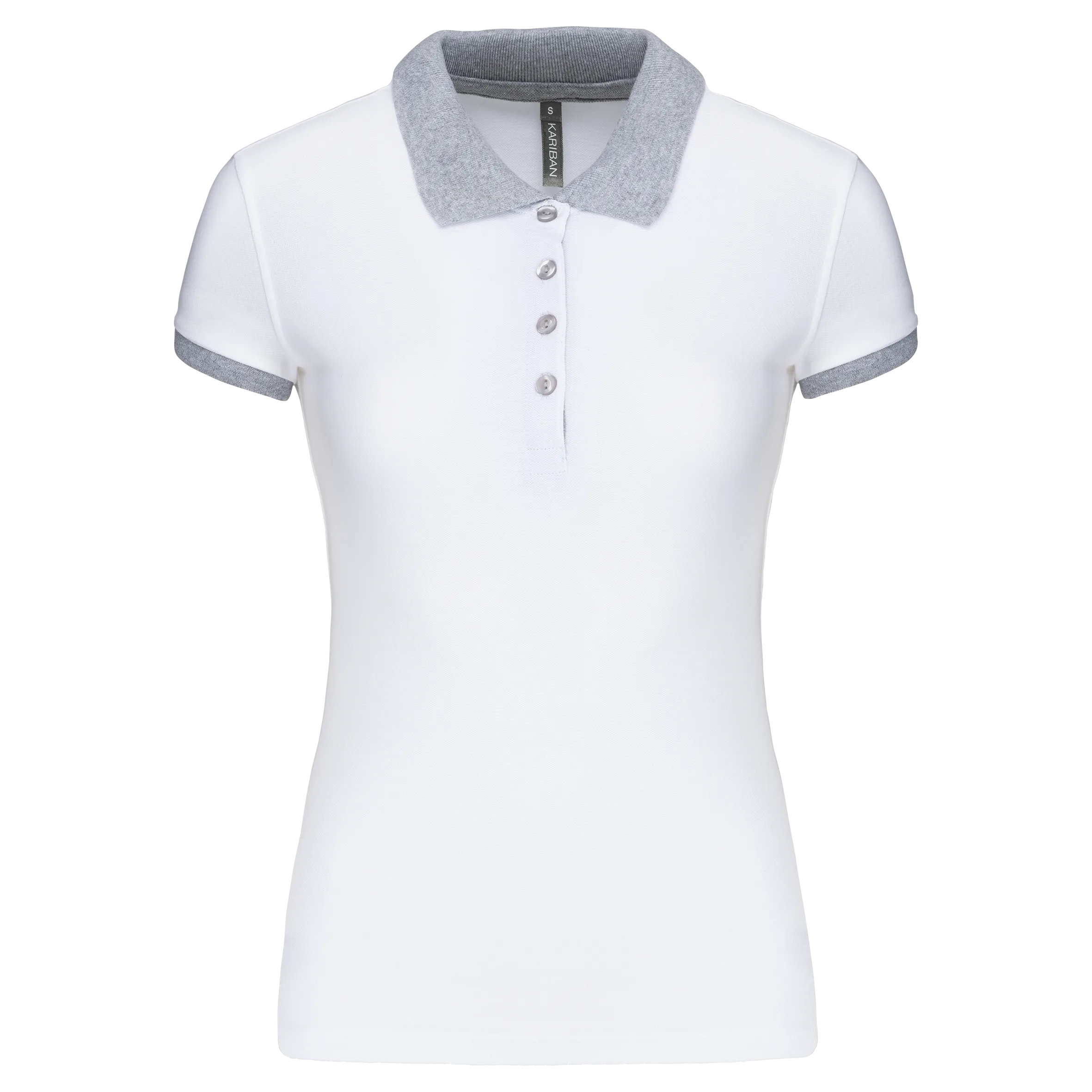 K259 WHITE-OXFORDGREY