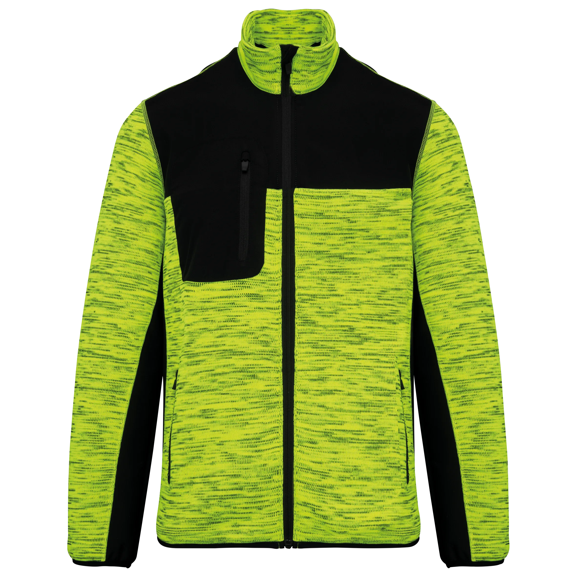 WK9108 FLUORESCENTYELLOWMELANGE-BLACK