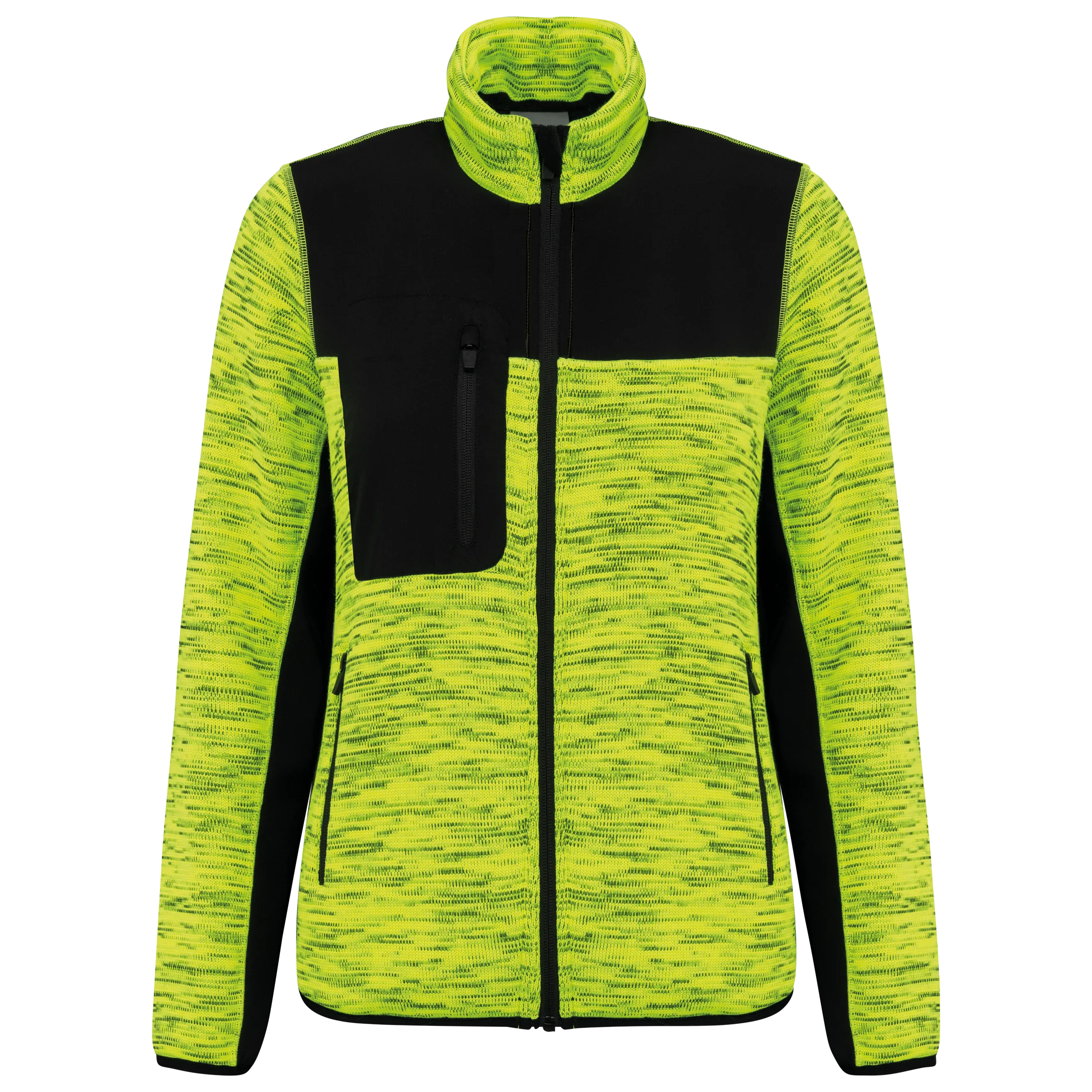 WK9109 FLUORESCENTYELLOWMELANGE-BLACK