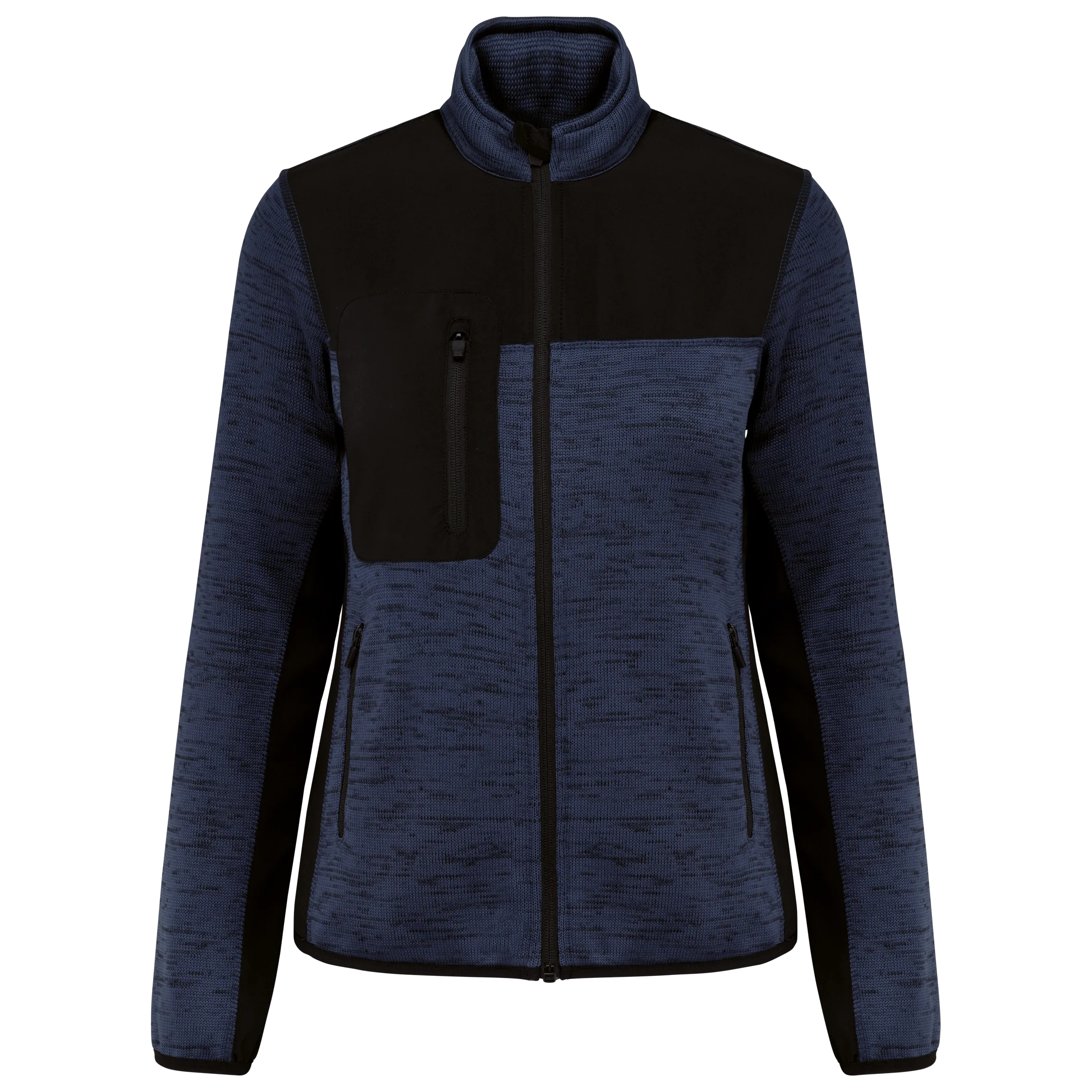 WK9109 NAVYMELANGE-BLACK