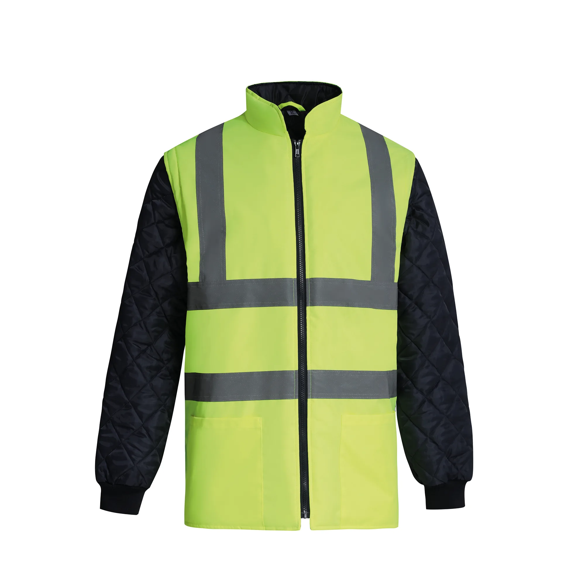 YHV008SL HIVISYELLOW-NAVY