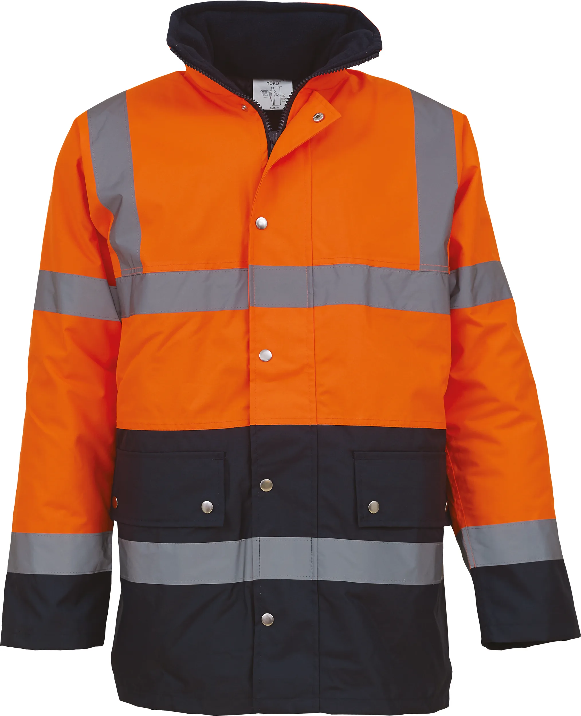 YHVP302 HIVISORANGE-NAVY