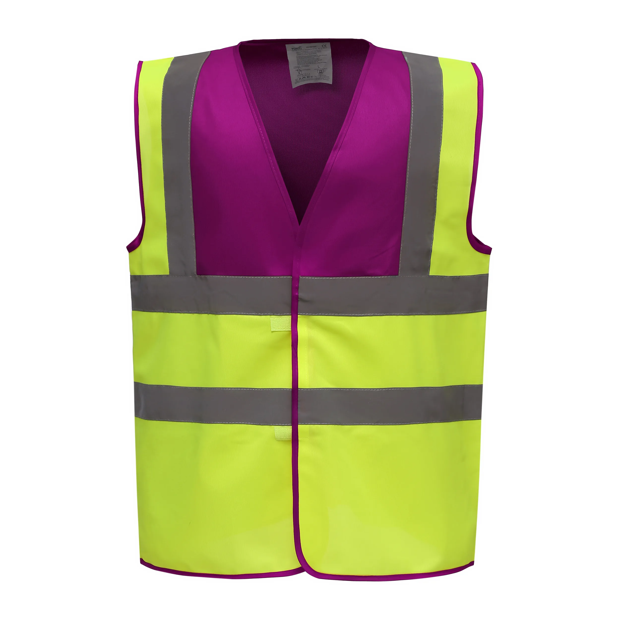 YHVW100 RASPBERRY-HIVISYELLOW