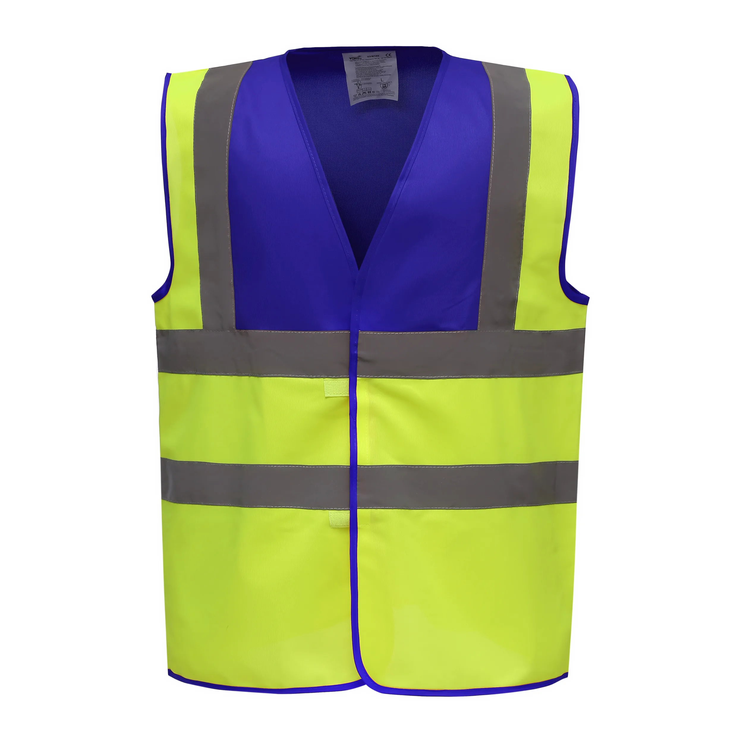 YHVW100 ROYALBLUE-HIVISYELLOW