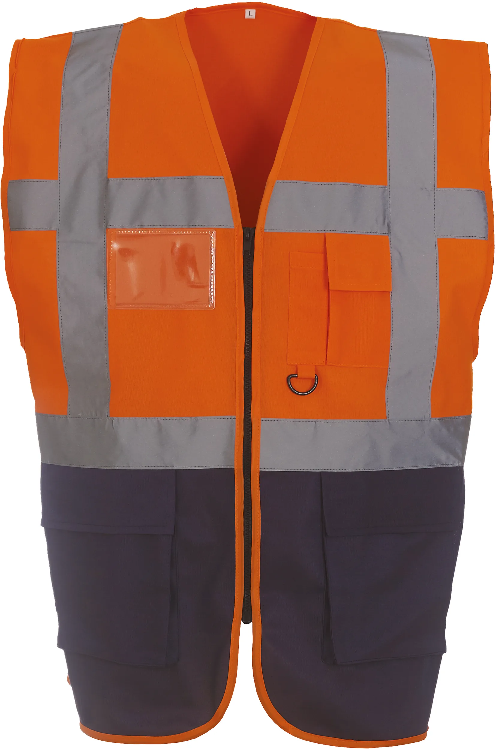 YHVW801 HIVISORANGE-NAVY