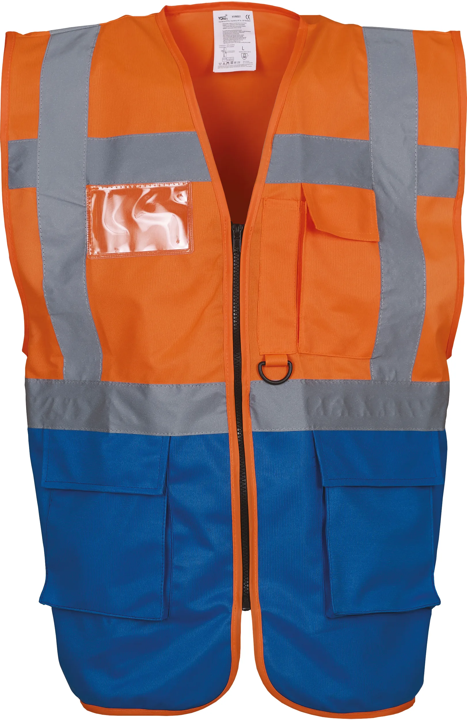 YHVW801 HIVISORANGE-ROYALBLUE